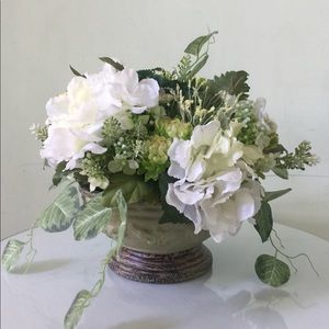 Silk flower arrangement